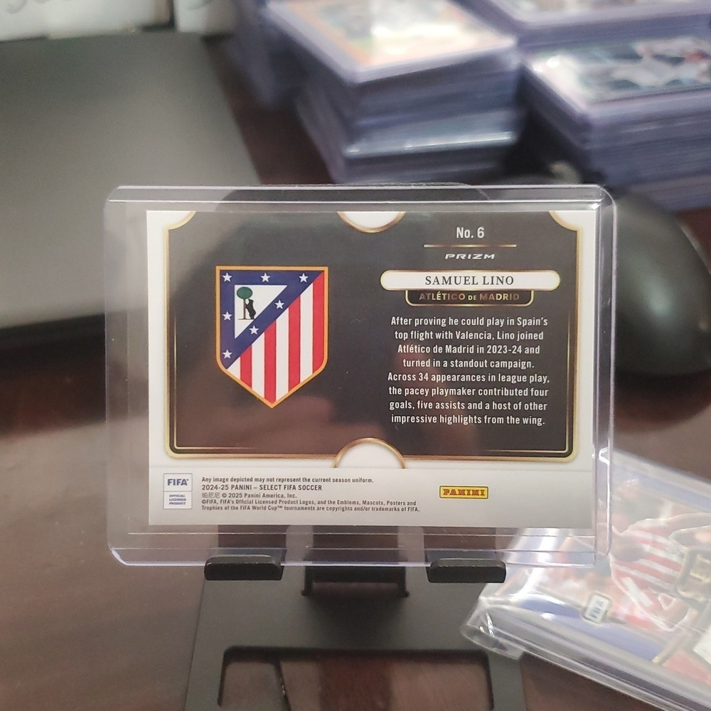 24-25 Fifa Select Samuel Lino & Reinildo Mandava Auto Bundle Atletico Madrid - Picture 13 of 16